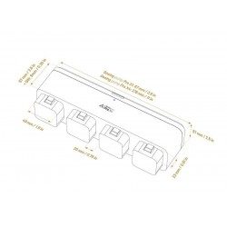 REEF FACTORY Dosierpumpe Pro X4 – angeschlossene Dosierpumpe