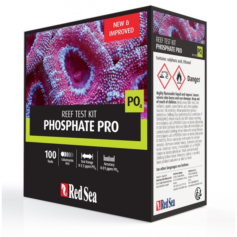 RED SEA Phosphate Pro Test Kit - Wassertest für Aquarien