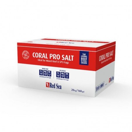 RED SEA Coral Pro 20 kg- Sel pour aquarium