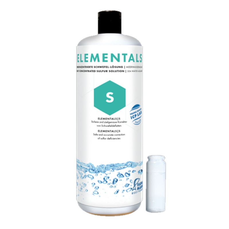 FAUNA MARIN Elementals S 1000 ml – Konzentrierte Schwefellösung für Aquarien