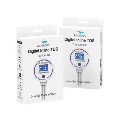 AUTO AQUA Digital Inline TDS  Titanium S3- TDS mètre