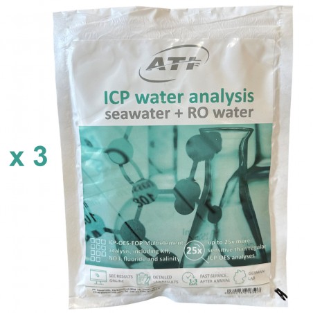 ATI Labs - Analyse d'eau ICP-OES- Pack de 3 kit pour test ICP-OES