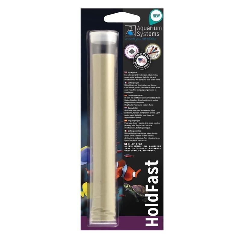 AQUARIUM SYSTEM HoldFast Stick Colle Epoxy Sand- Colle pour aquarium