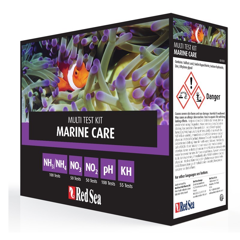 RED SEA Marine Care Test- Aquarienwassertest