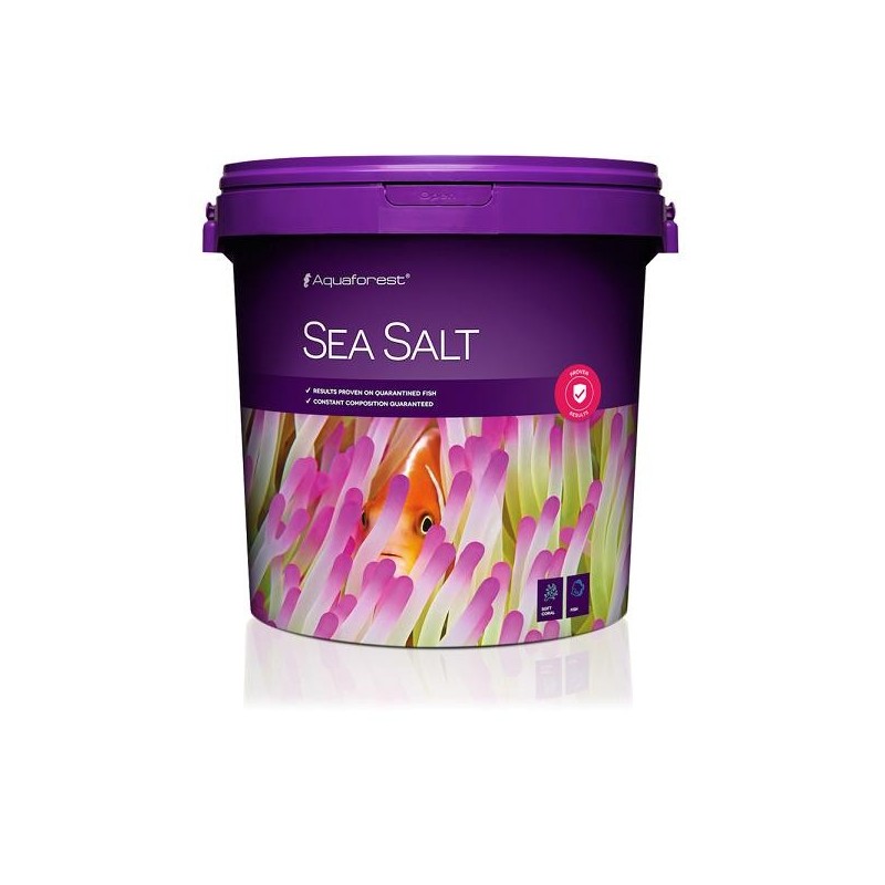 AQUAFOREST Sea Salt 22 kg – Salz für Aquarium