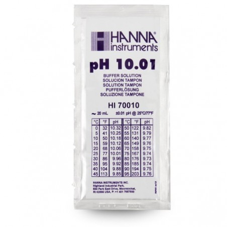 HANNA pH 10,01 Standardlösung – 20 ml Beutel