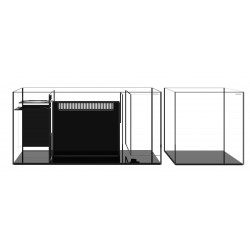 WATERBOX Reef 180.5 Noir- Aquarium 494 L