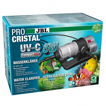 JBL ProCristal UV-C Compact Plus 5W – Sterilisator für Aquarien von 100 bis 300 l