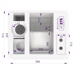 AQUAFOREST AF275 Sumpf – PVC-Dekanter