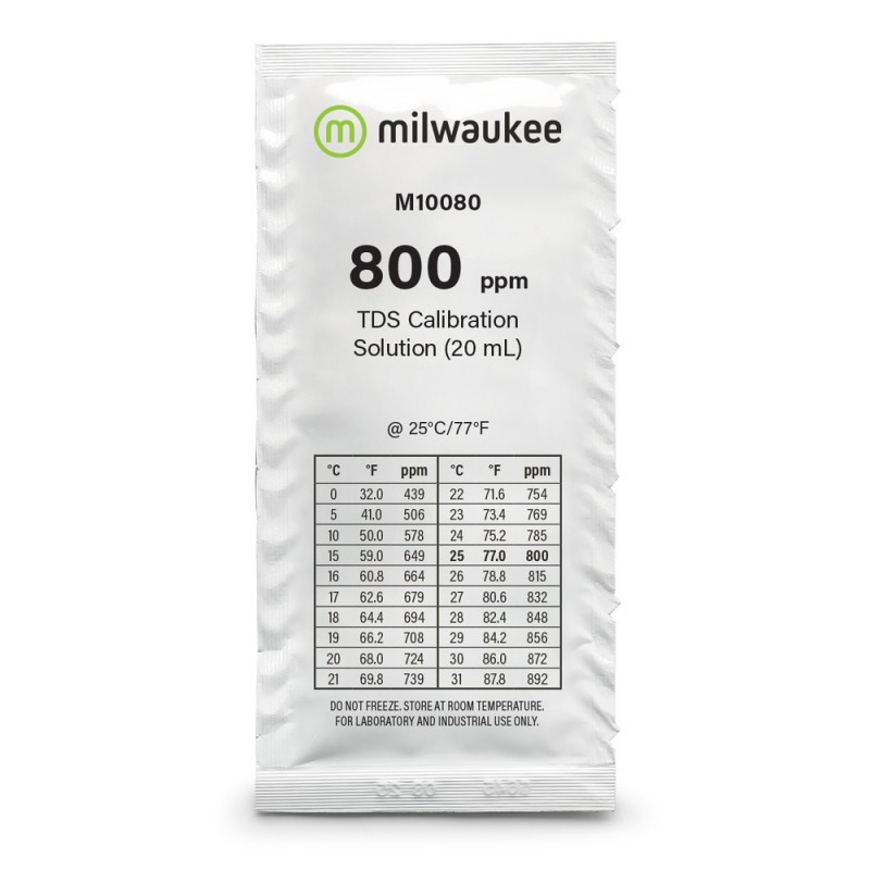 MILWAUKEE TDS-Standardlösung 800 ppm – 20 ml