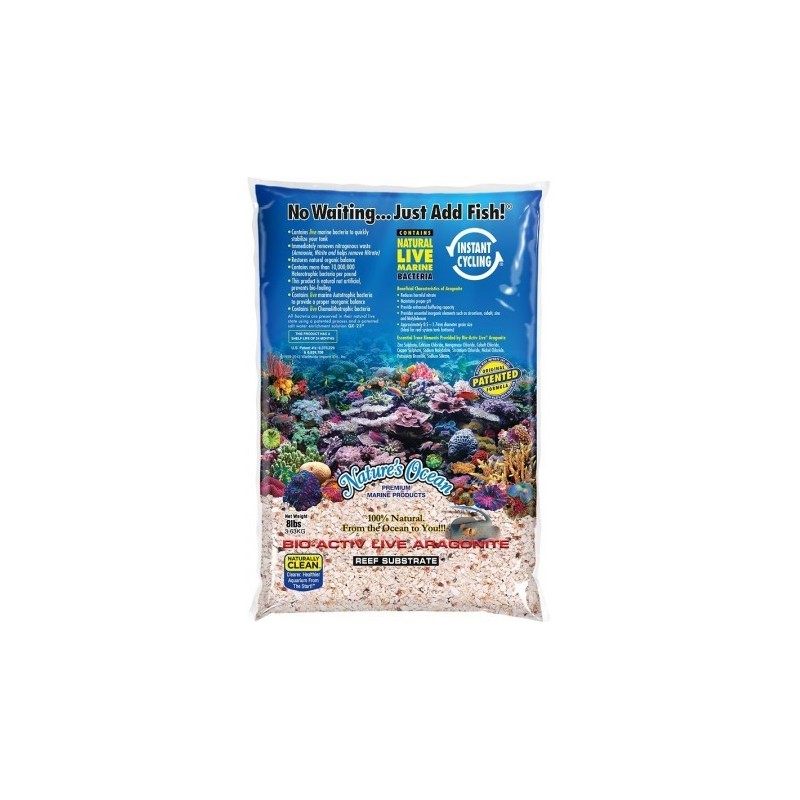 Nature's Ocean Reef Substrate 7,25 kg - Lebender Sand für Aquarien