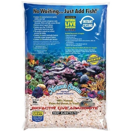 Nature's Ocean Reef Substrate 7,25 kg - Lebender Sand für Aquarien