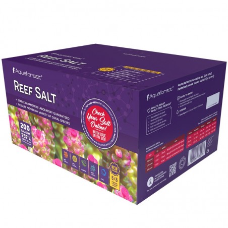 AQUAFOREST Reef Salt Box 25 kg-Karton