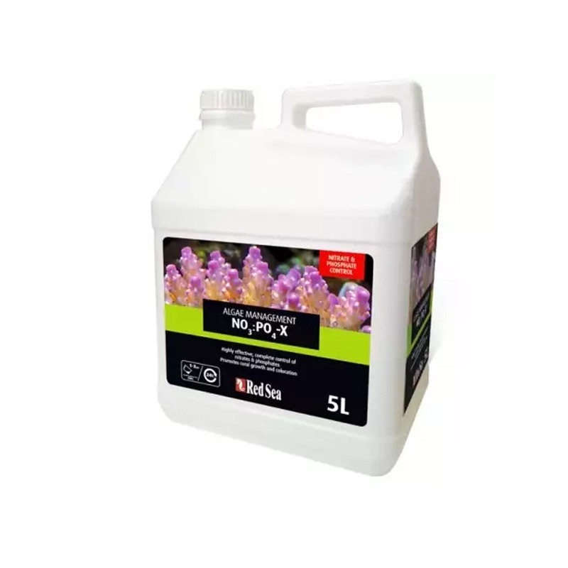 RED SEA NO3:PO4-X 5 Liter- Reduziert Nitrate und Phosphate