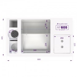 AQUAFOREST AF605 Sumpf – PVC-Dekanter