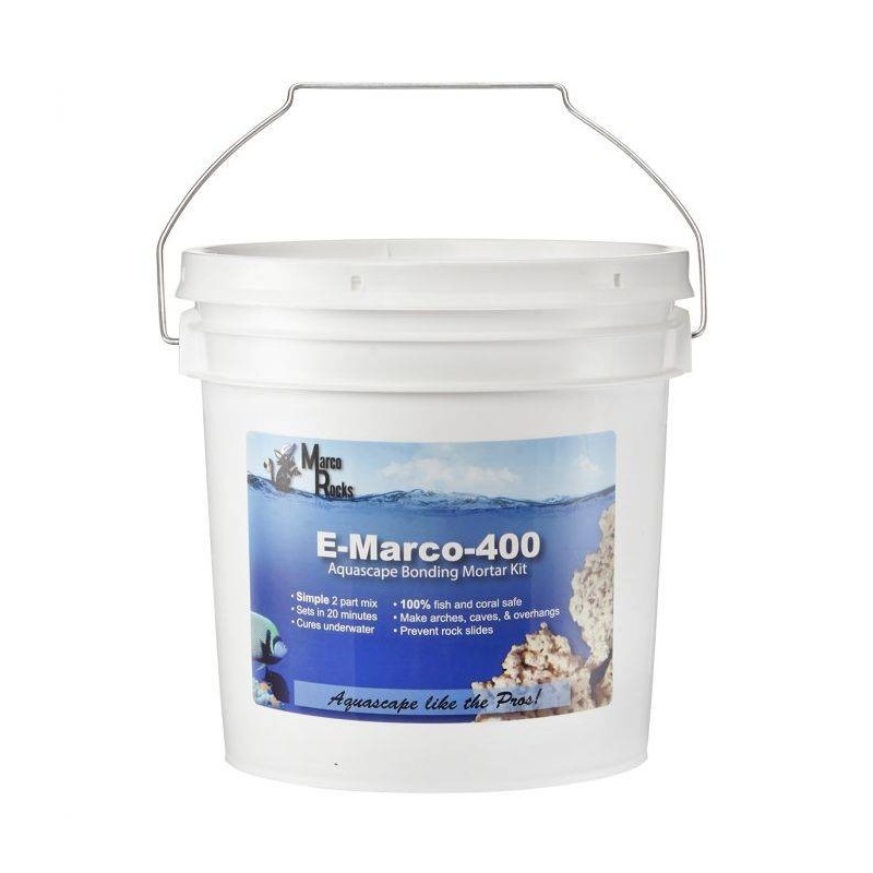 MARCOROCKS E-Marco-400 Aquascaping-Mörtel – Zement für das Aquarium