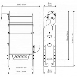 REEF FACTORY Smart Roller M – Verbundener Papierfilter