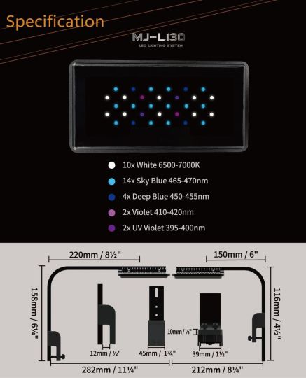 Système d'éclairage LED MJ-L130